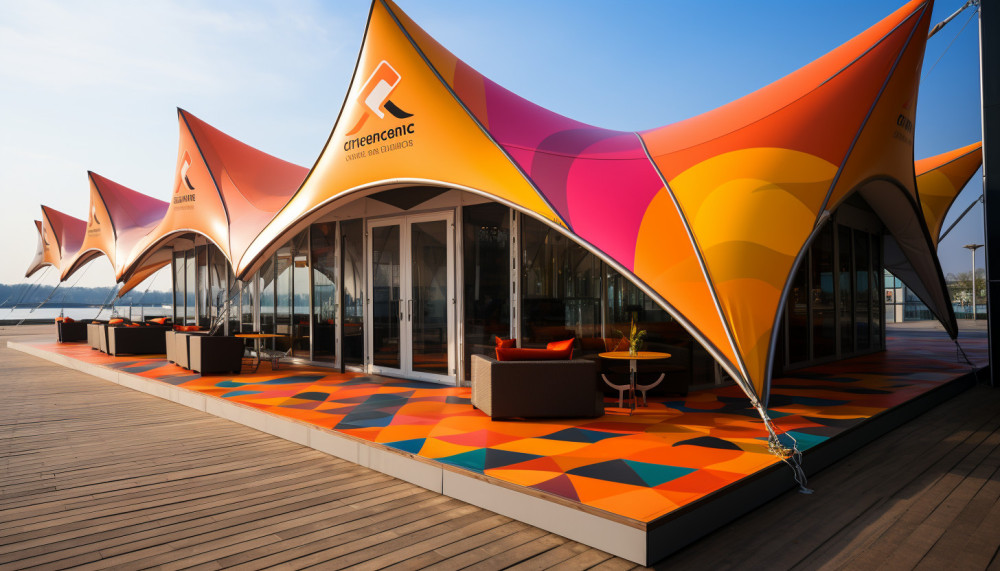 International - Comment les tentes publicitaires façonnent l'image de marque internationale